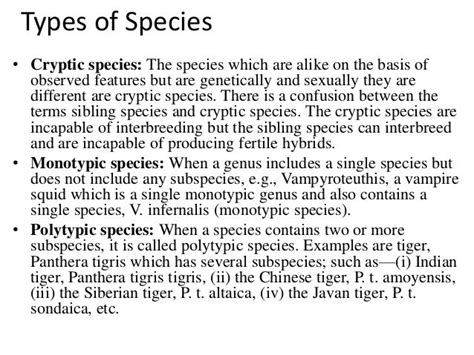 Species concept