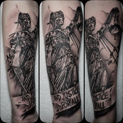 My First Piece! ...And Justice For All on my forearm : tattoo