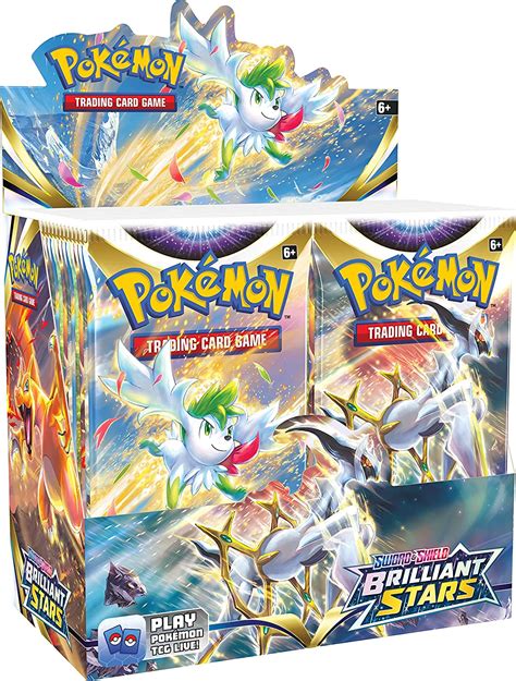 Amazon.com: Pokemon TCG: Sword & Shield Brilliant Stars 36 Count Booster Box : Everything Else