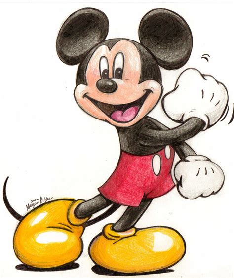 Mickey Mouse Drawing by mayu-chan6 on DeviantArt