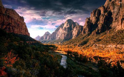 Zion National Park Desktop Wallpaper - WallpaperSafari