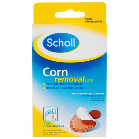 Scholl Corn Removal Pads 9 Pack | BIG W