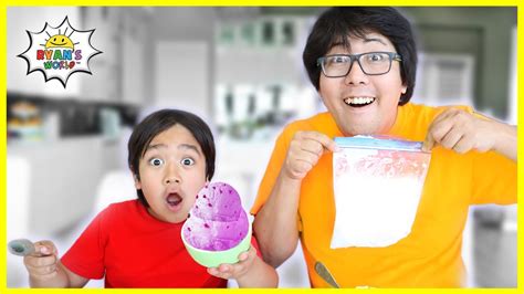 Homemade Ice Cream in a bag Kids easy DIY Science Experiments ...