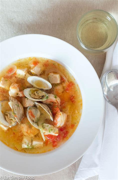 Classic Delicate Bouillabaisse (Fish Stew) Recipe - Eat Simple Food