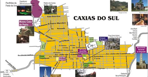 Mapas de Caxias do Sul - RS - MapasBlog