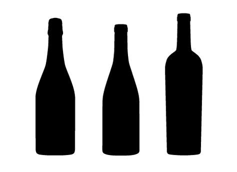 1363 views | Party Ideas | Bottle, Wine, Silhouette vector