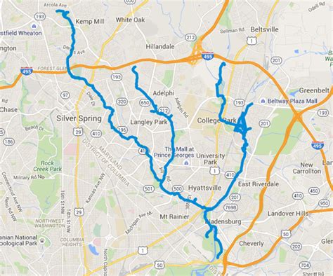 Anacostia Riverwalk Trail Map