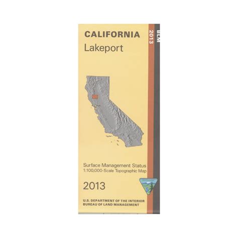 Map: Lakeport CA - CA220S – Public Lands Interpretive Association