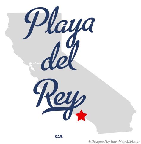 Map of Playa del Rey, CA, California