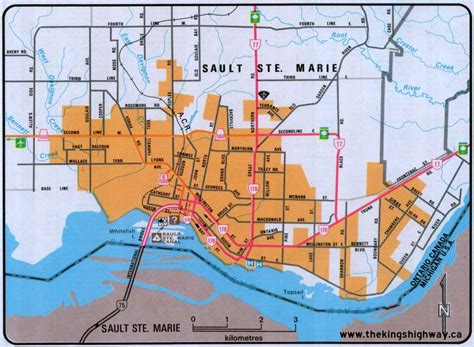 Ontario Highway 17B (Sault Ste. Marie) Route Map - The King's Highways ...