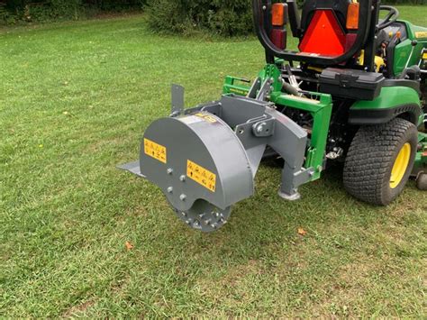 Beco PTO stump grinder for compact tractors