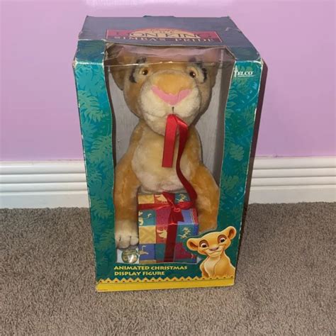 DISNEY VINTAGE KIARA the lion king animated plush holiday christmas figure telco $36.00 - PicClick
