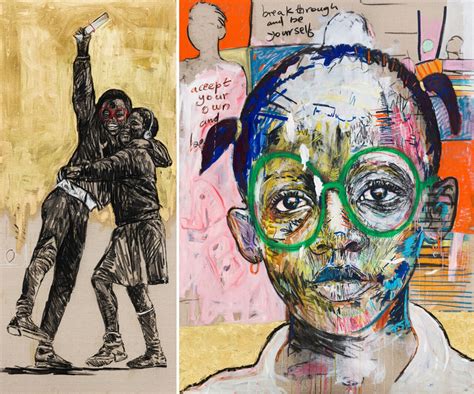 Mixed-Media Portraits by Nelson Makamo Reflect Childhood Innocence and Wonder