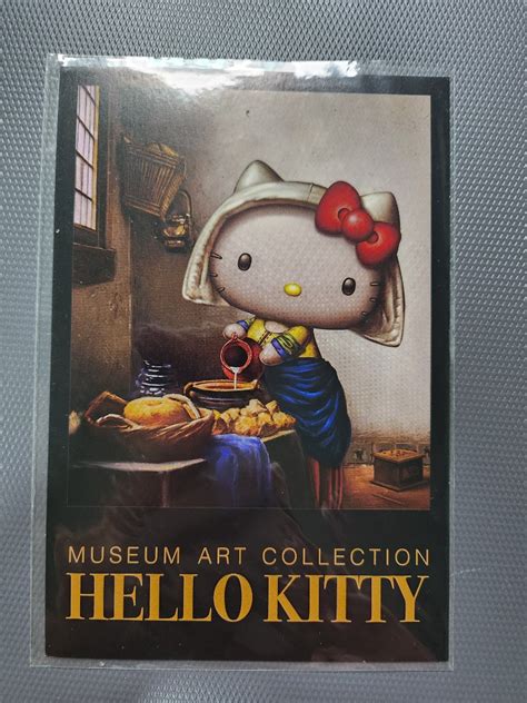 Hello Kitty Museum Art Collection Post Card - Milkmaid, Hobbies & Toys, Stationery & Craft, Art ...