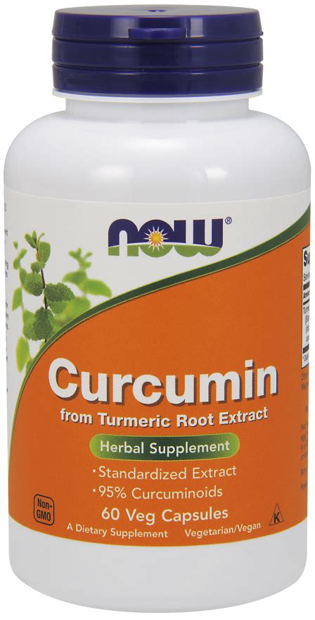 NOW FOODS Curcumin 120 Veg Capsules - ProactiveSupps