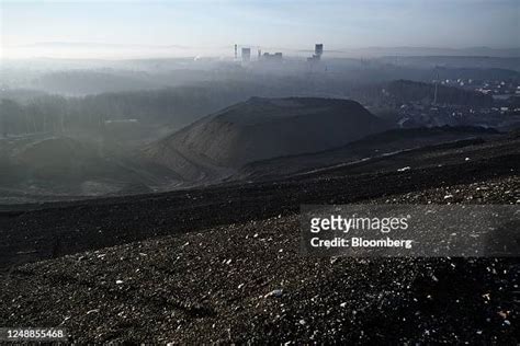 The Jankowice coal mine beyond tailings in Rybnik, Poland, on Friday,... News Photo - Getty Images