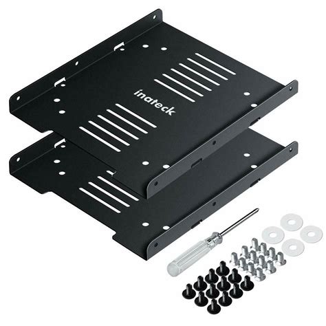 Inateck SSD Mounting Bracket 2.5 to 3.5 (2 PACK), SSD Mounting Kit - Internal Port Expansion Cards