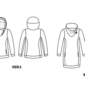 Jasper Sweater/dress PDF Sewing Pattern - Etsy