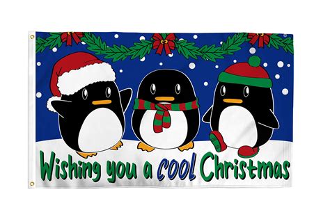 Cool Christmas 3x5 Ft Holiday Party Flag - Bold Vibrant Colors, UV ...