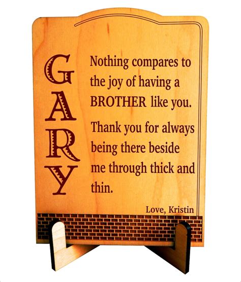 Unique Gift for Brother Gifts for Birthday Personalized - Etsy