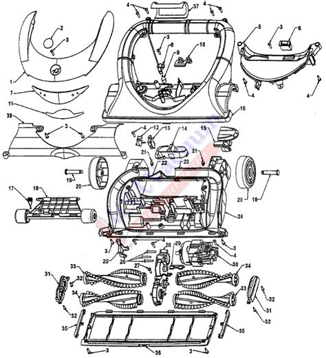 Vacuum Parts: Vacuum Parts Hoover Windtunnel