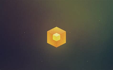 Hexagon yellow logo HD wallpaper | Wallpaper Flare