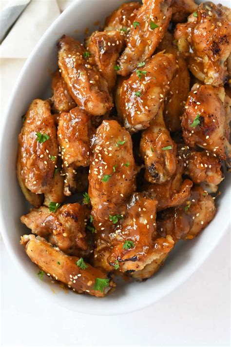 Honey Garlic Chicken Wings (Oven Baked) - Savvy Saving Couple