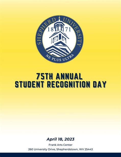 2023 Student Recognition Day program by Shepherd_University - Issuu