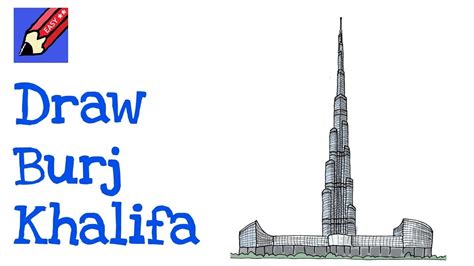 Burj Khalifa Drawing | edu.svet.gob.gt