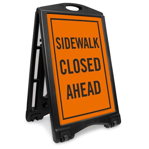 Sidewalk Signs - Sidewalk Closed Signs, MUTCD Sidewalk Signs