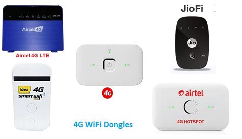 4G LTE WiFi dongle offers: Airtel, Jio, Vodafone, Idea and Aircel ...