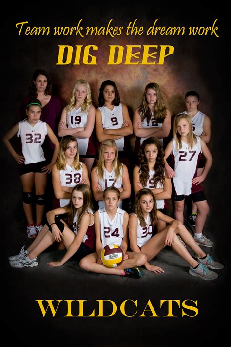 Volleyball posters - printed these 4x6 and put on the girls lockers before the game. Embellished ...