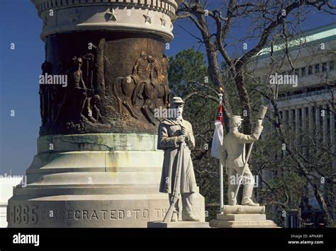 Confederate Monument at Alabama State Capitol Montgomery Alabama USA ...