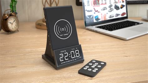 Digital Alarm Clock Radio Model - TurboSquid 2054518