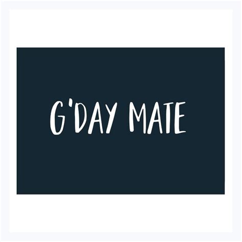 G'day Mate Doormat | Australian gifts, Convention gifts, Australia gift