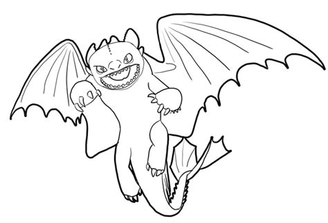 How to Draw Toothless Night Fury Dragon from How to Train Your Dragon – Page 3 – How to Draw ...