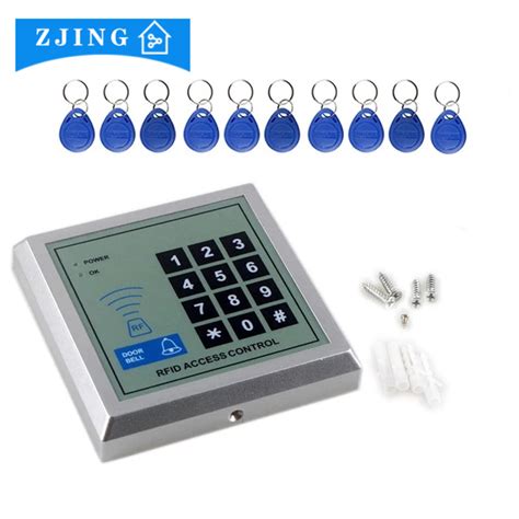 2000 Users Capacity Simple Rfid EM ID Card Reader 125kHz WG Password Keyboard To Enter Access ...