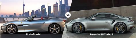 Ferrari Portofino M vs. Porsche 911 Turbo S