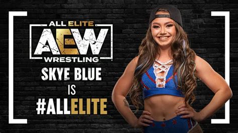 Skye Blue Officially Signs With All Elite Wrestling