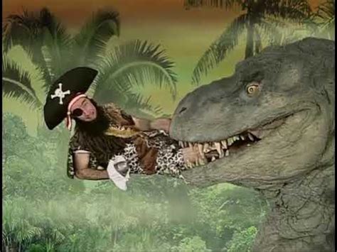 SpongeBob - Patchy The Pirate And The T-Rex Dinosaur (SpongeBob B.C.) - YouTube