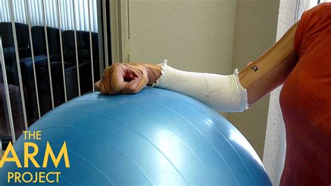 Physio Ball Arm Exercise | Stroke recovery exercises, Occupational ...