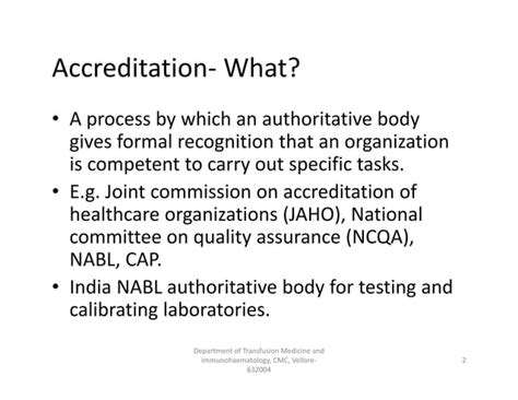 Laboratory accreditation | PPT