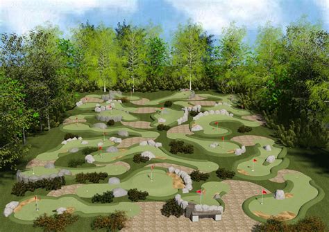 drawings of mini golf courses for permits - Google Search Miniature Golf Course, Mini Golf ...