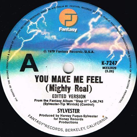 Sylvester - You Make Me Feel (Mighty Real) (Vinyl, 7", 45 RPM, Single ...