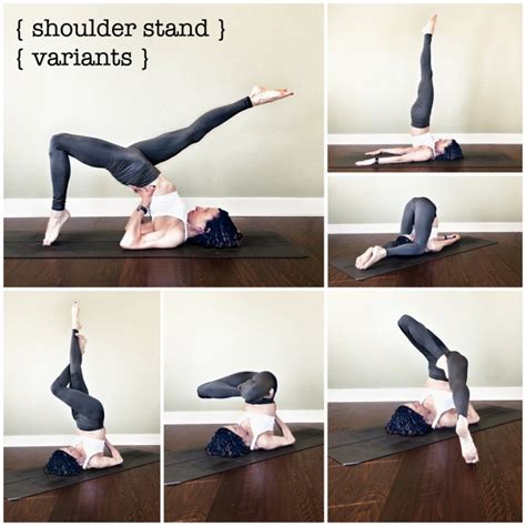 Yoga Poses Shoulder Stand Variations