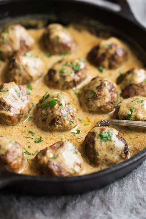 The BEST Swedish Meatballs in Brown Gravy Recipe | Little Spice Jar