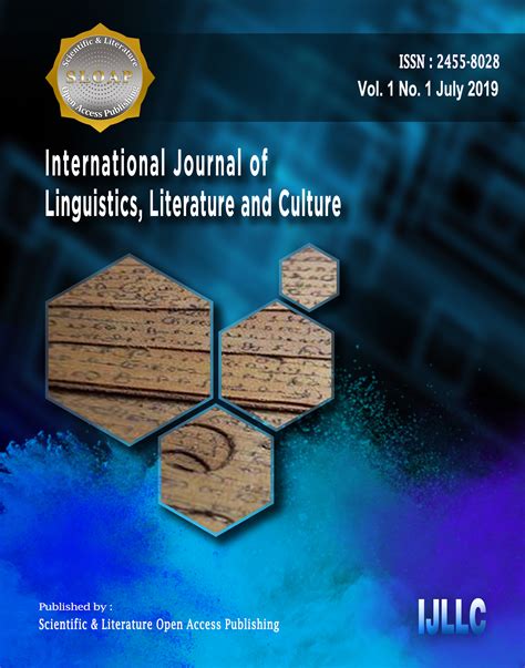 International journal of linguistics, literature and culture