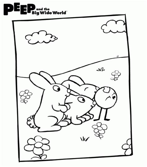 Peep And The Big Wide World Coloring Pages - Coloring Home