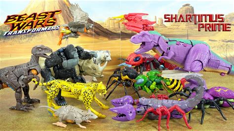 Complete Transformers Beast Wars Collection Earthrise Legacy 14 Hasbro Action Figures Review ...