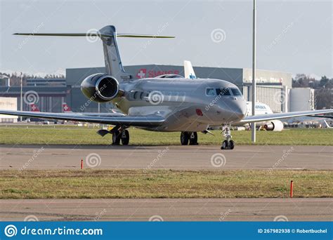 Gulfstream G650 Business Jet in Zurich in Switzerland Editorial Stock Photo - Image of ...